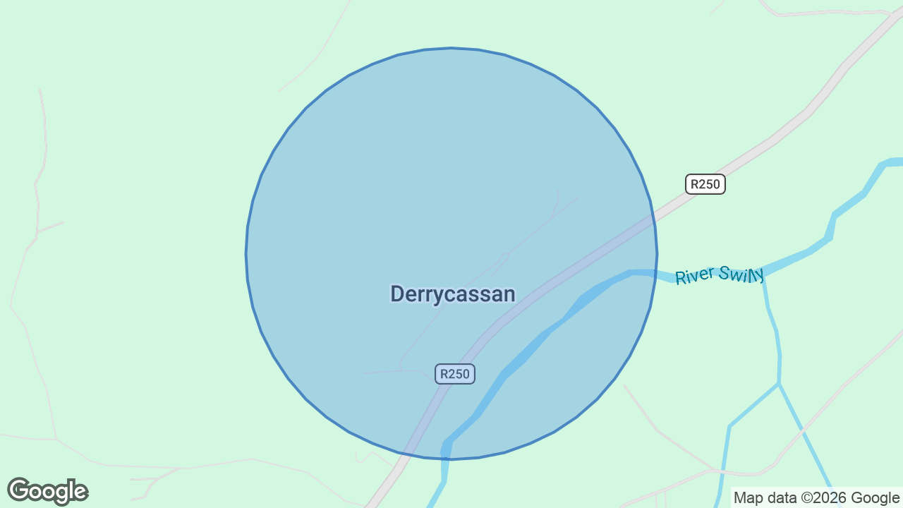 Map of the area around the home in Letterkenny, Tullygay