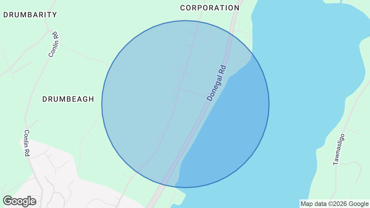 Map of the area around the home in Killybegs, Killybegs